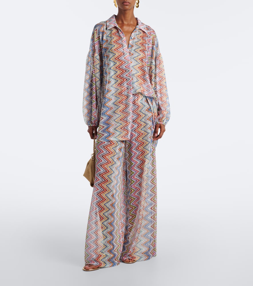 Zigzag Oversized Shirt