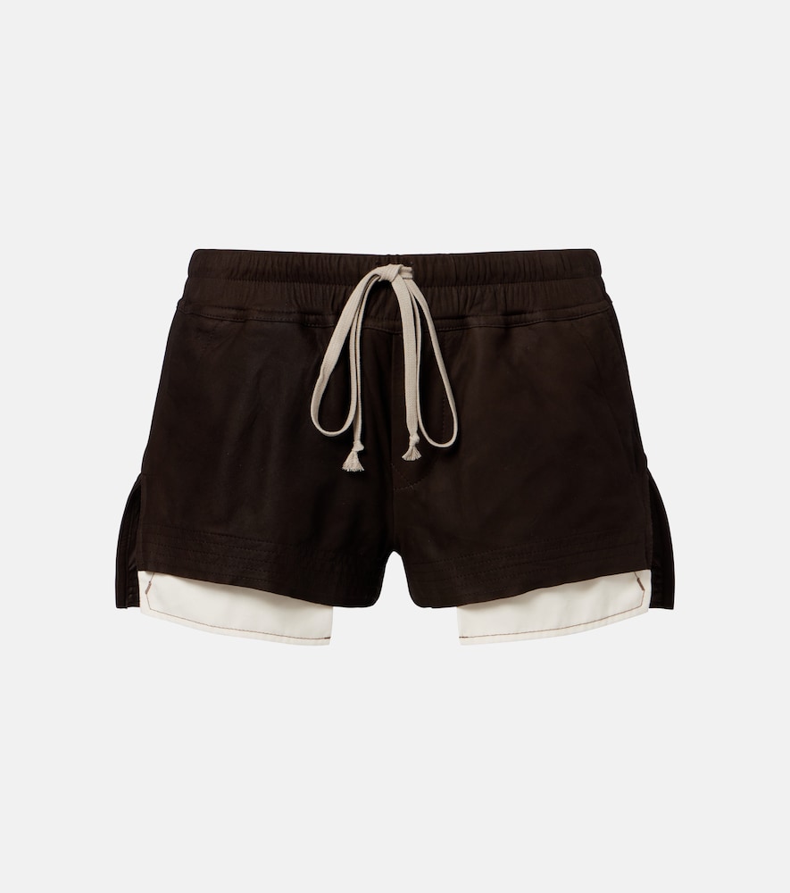 Shorts Fog in suede