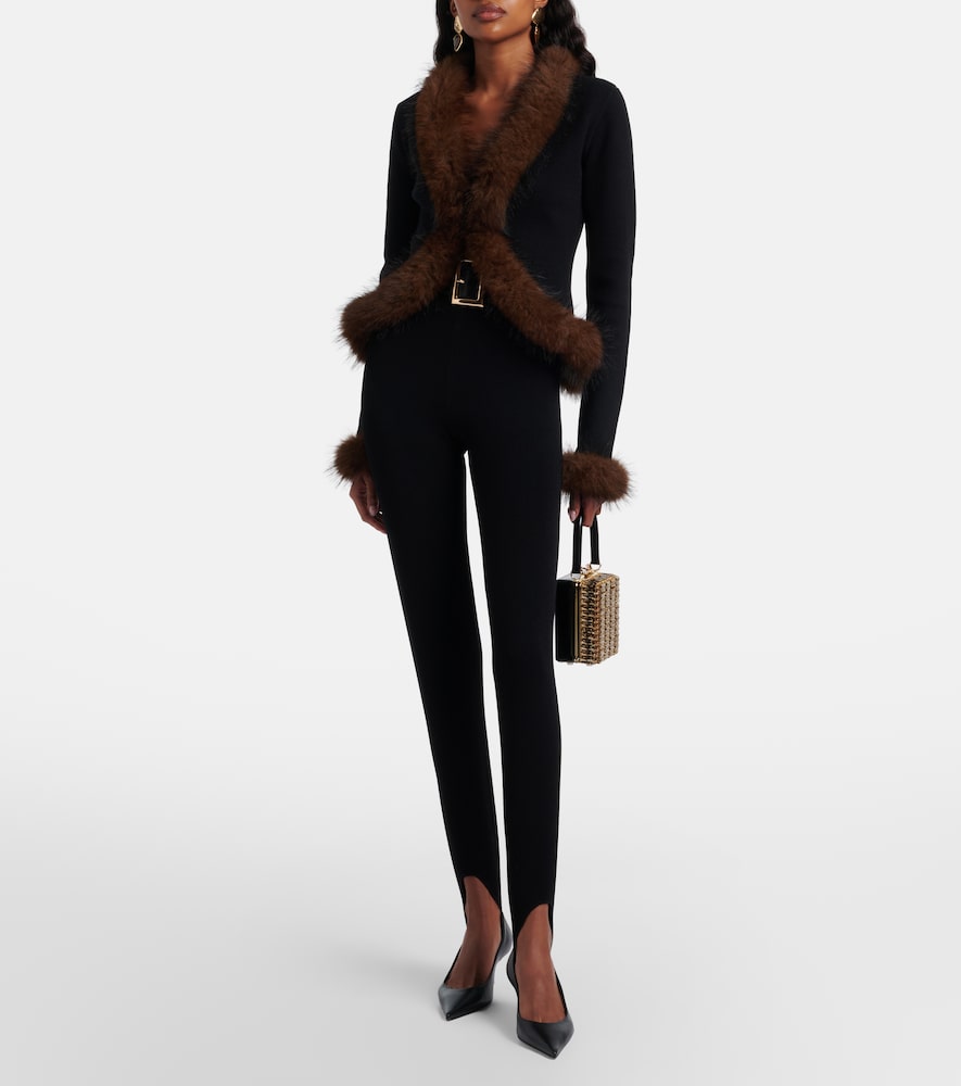 Belted Stirrup Leggings