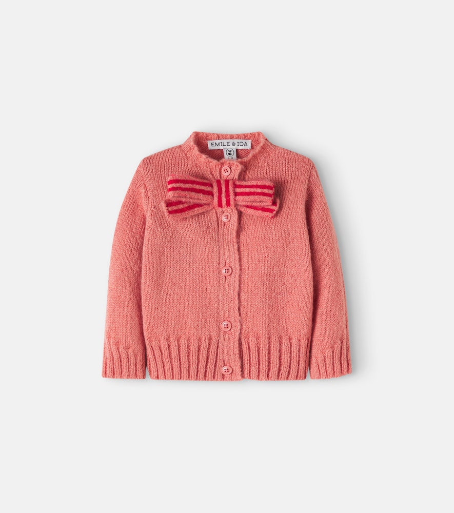 Baby – Cardigan con fiocco