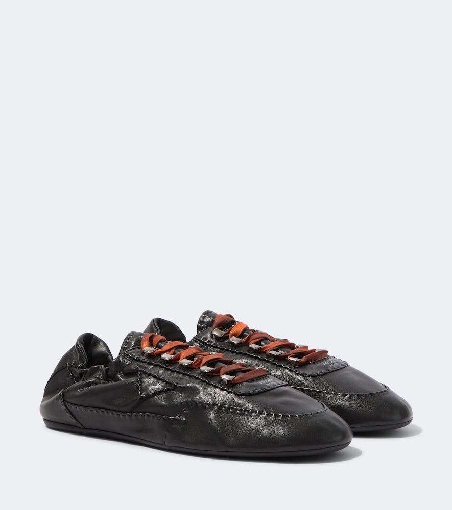 Sneakers Collapse in pelle