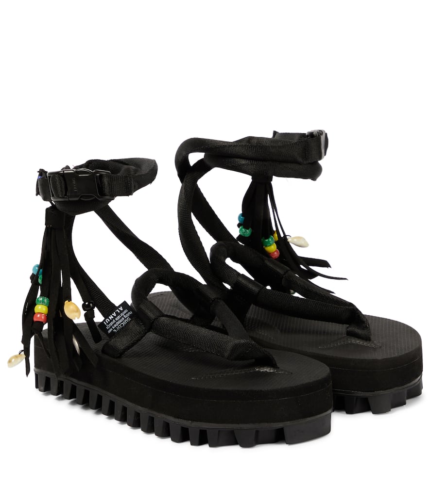 Alanui x Suicoke fringed sandals