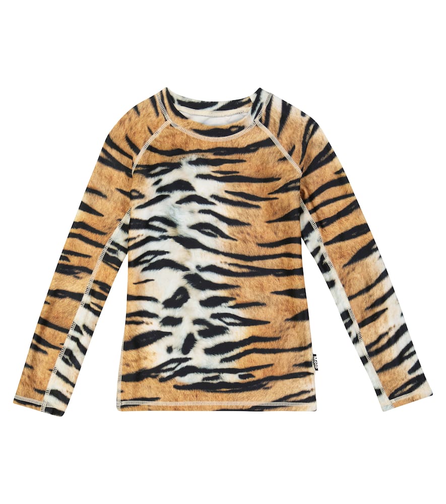 Molo Neptune tiger-print rashguard