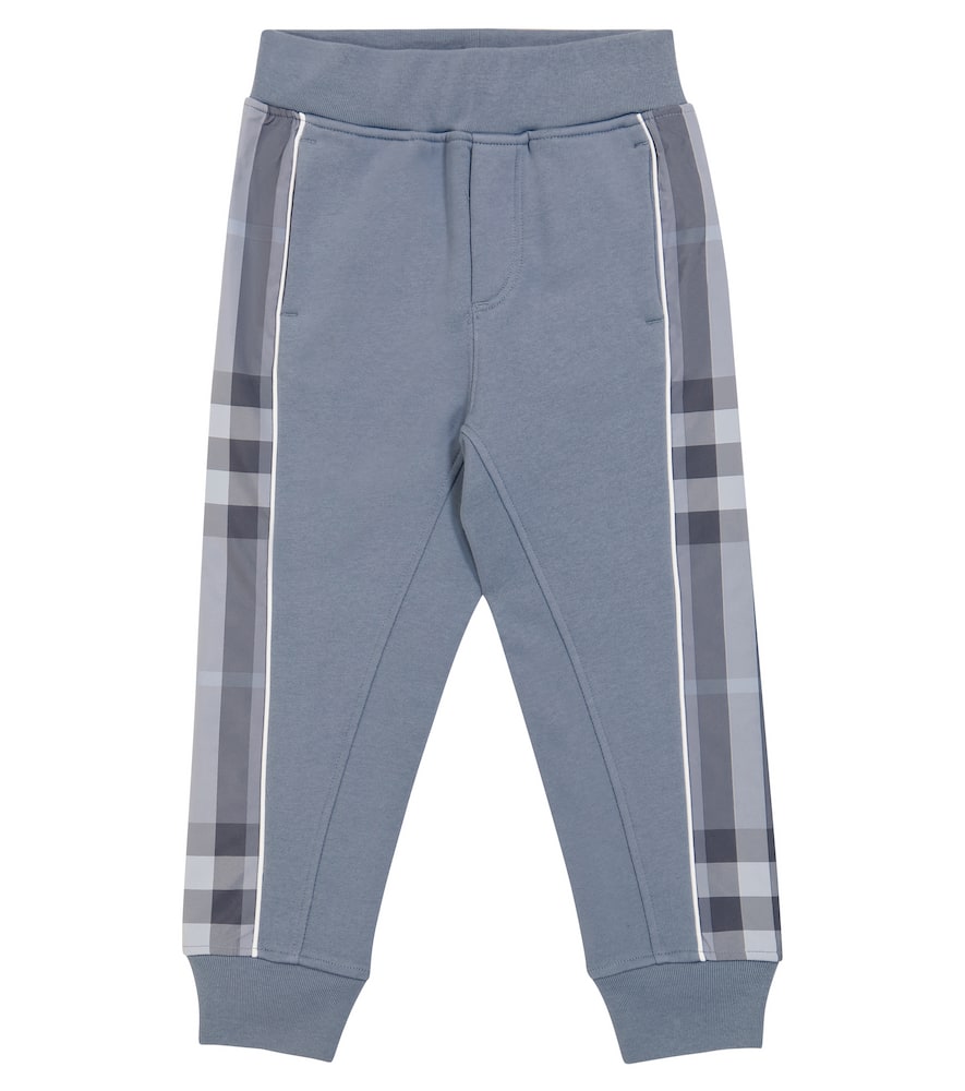 Burberry Kids Graham cotton sweatpants