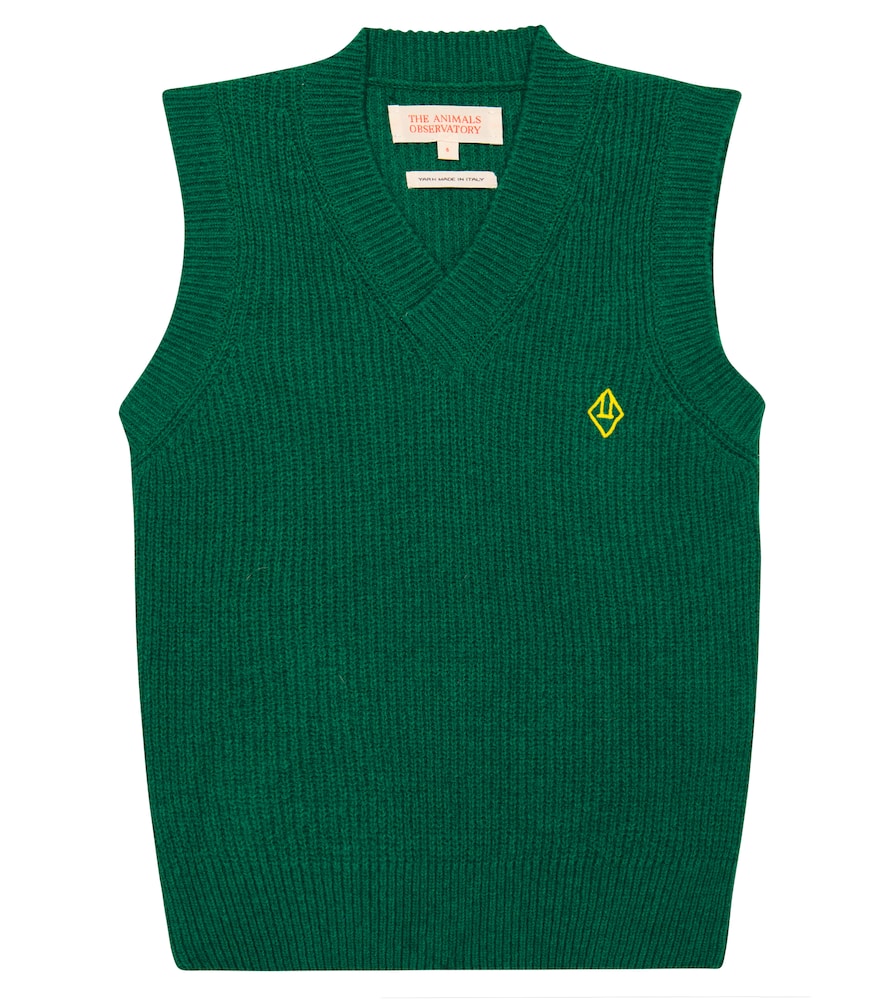 The Animals Observatory Bat wool-blend vest