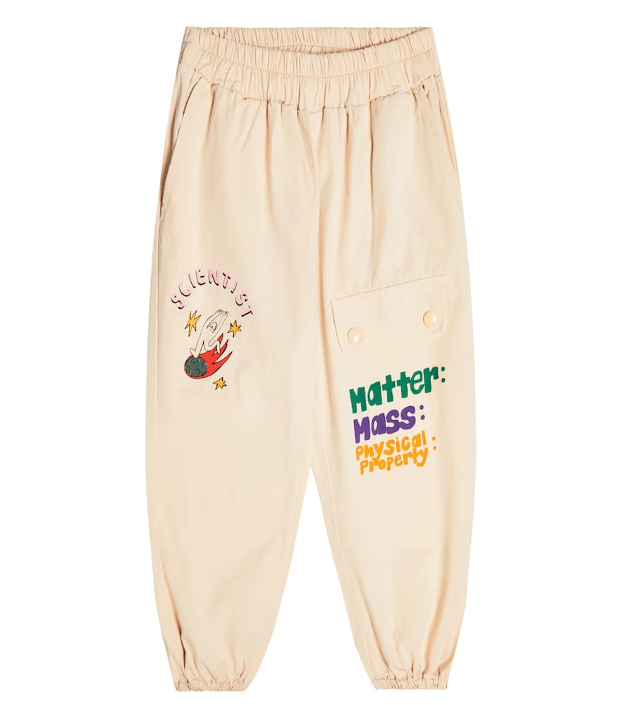 Jellymallow Kids' Jogginghose Metter Aus Baumwolle In Beige