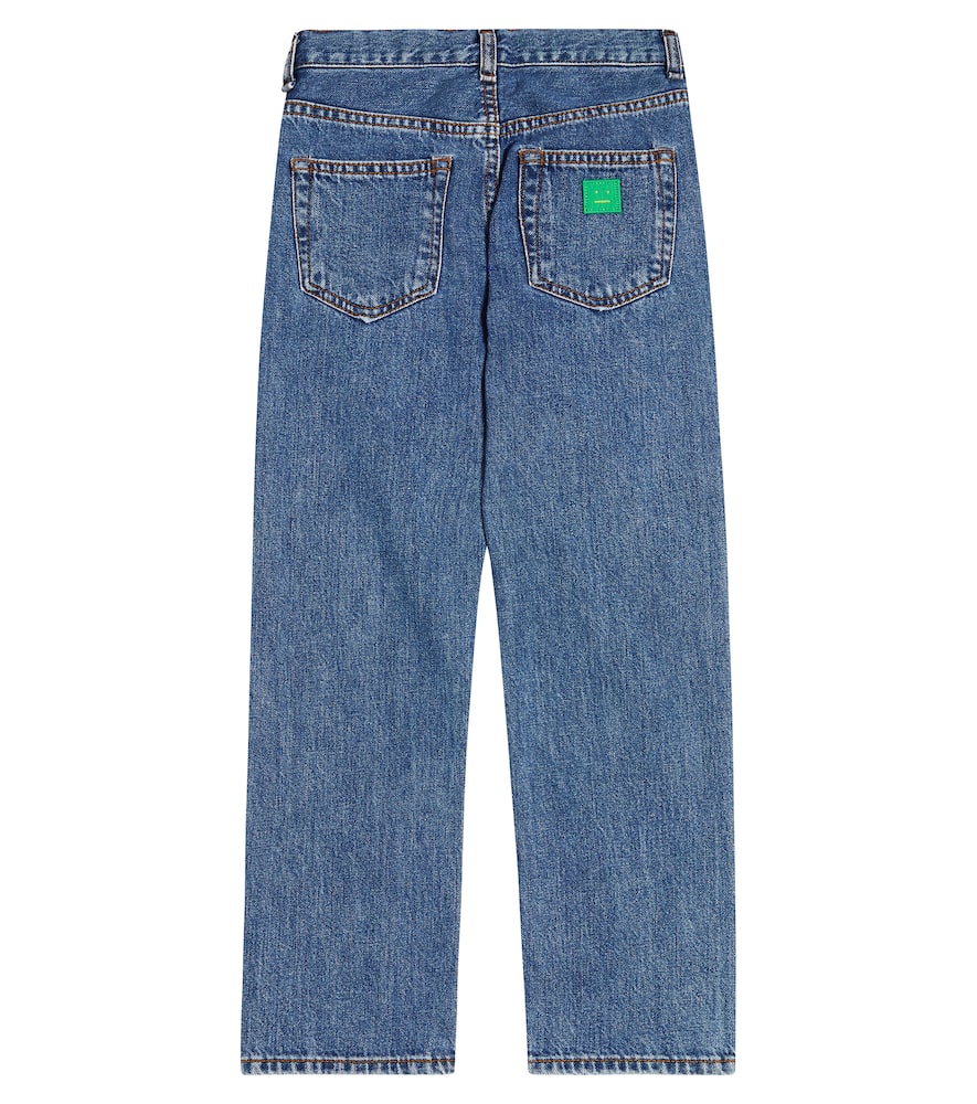 Shop Acne Studios Straight Jeans In Blue