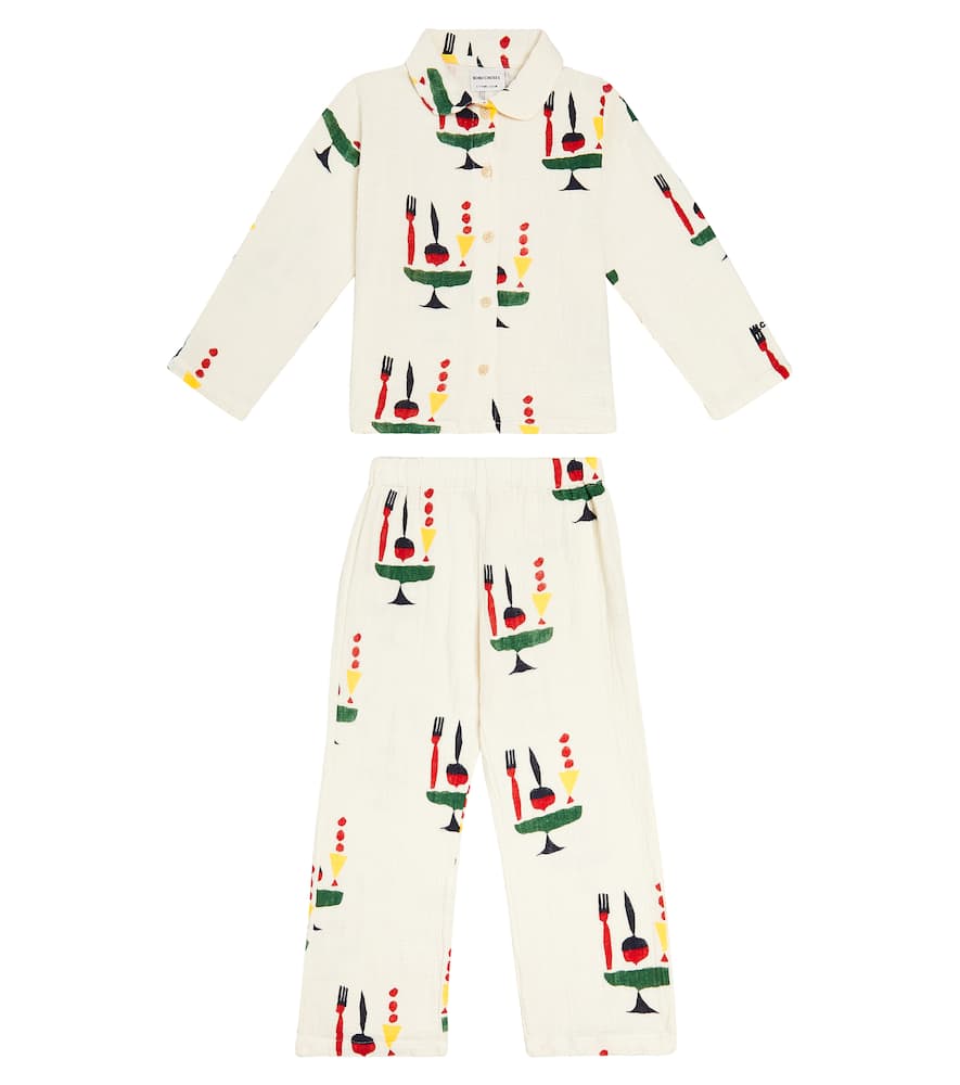 Bobo Choses The Feast Printed Cotton Pajamas In Multicoloured