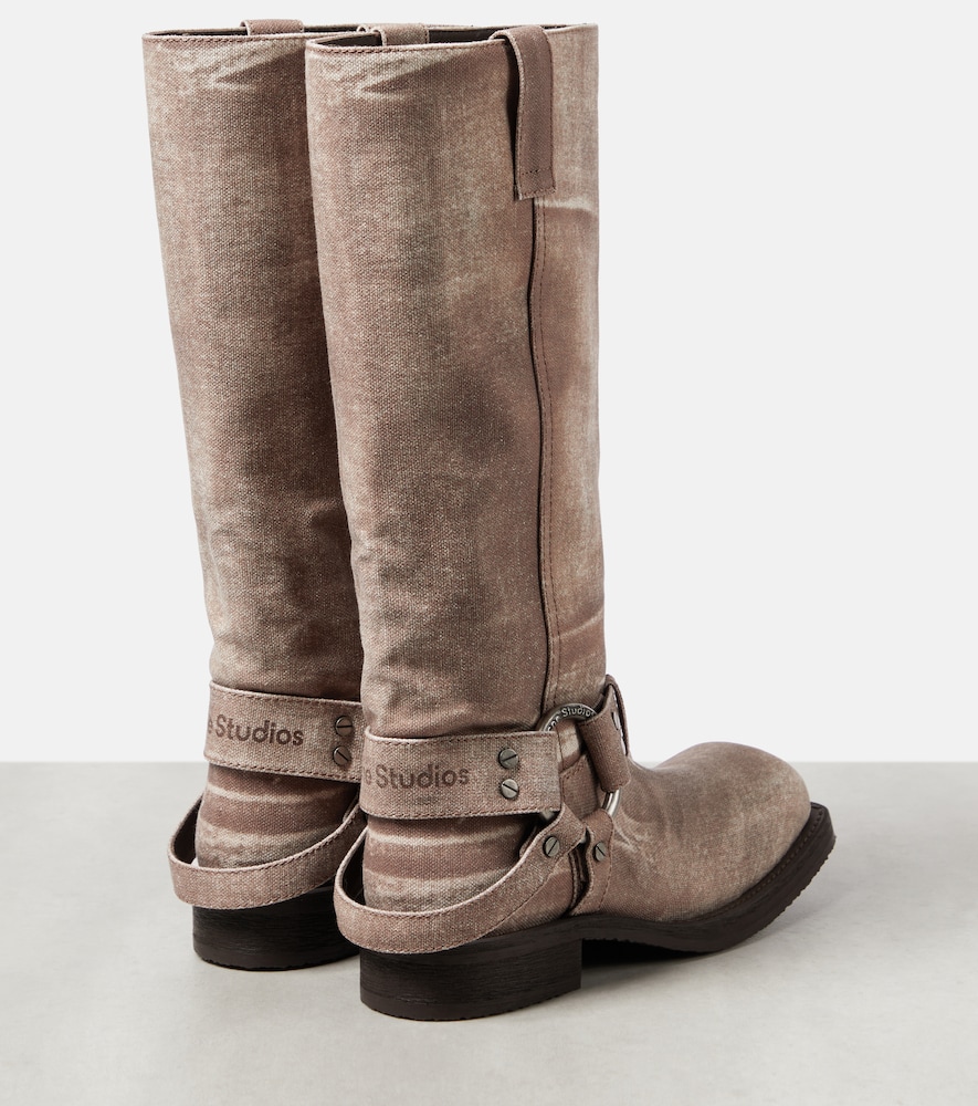  Acne Studios Acne Studios Balius 35 Printed Knee-high Boots 