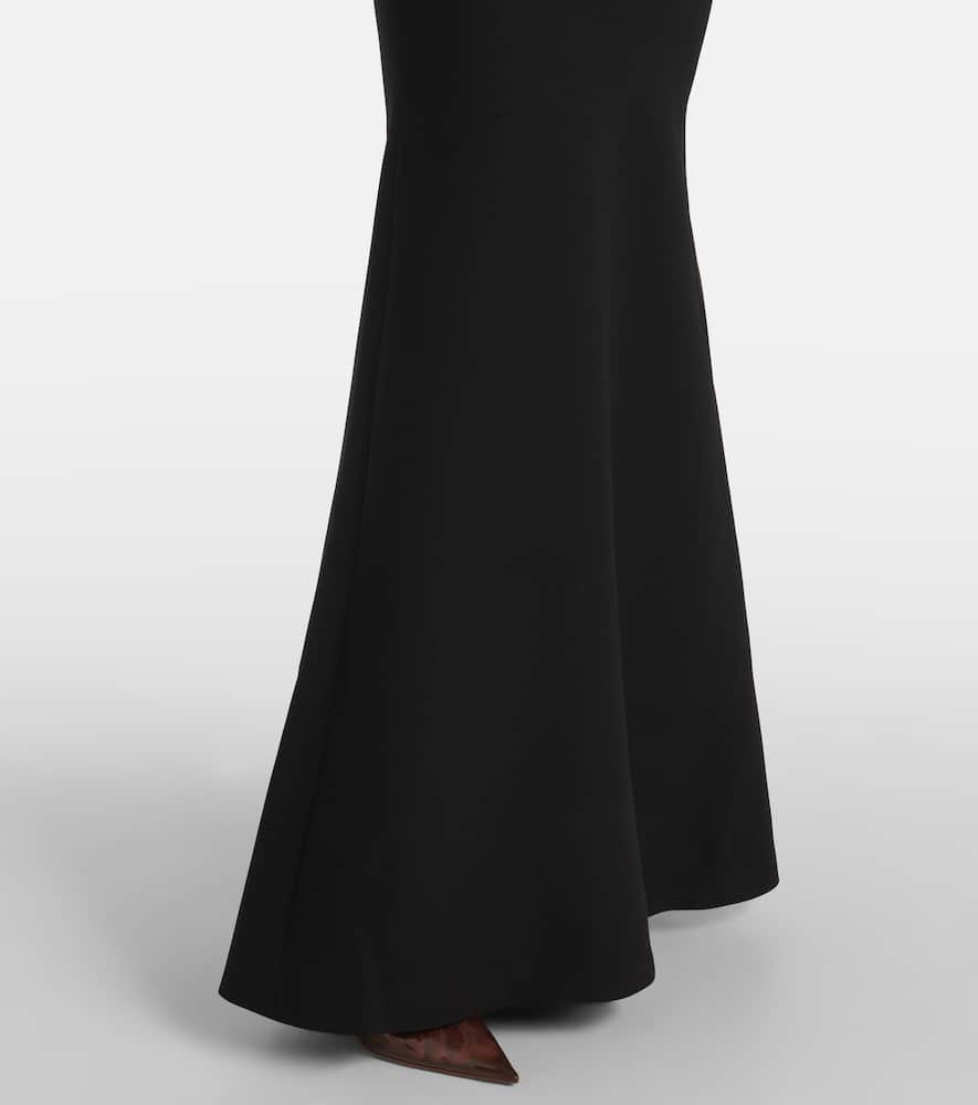 The New Arrivals Ilkyaz Ozel Orreda Off-shoulder Gown In Black