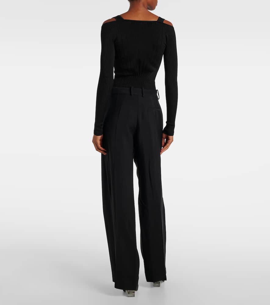 MUGLER KNITTED BODYSUIT