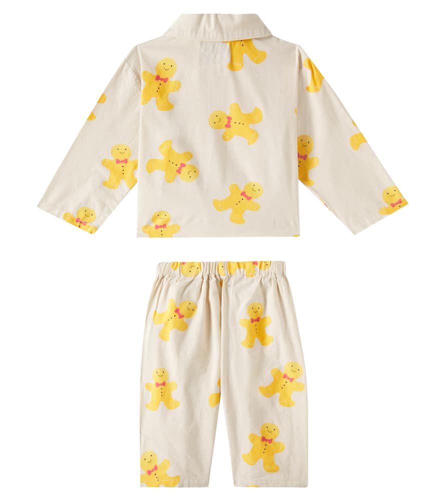 Bobo Choses Baby Bedruckter Pyjama Aus Baumwolle In Weiss