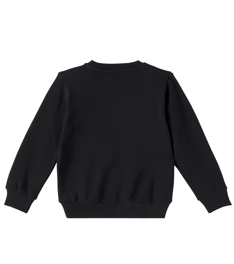 BALMAIN PRINTED COTTON SWEATSHIRT