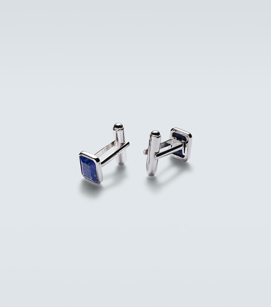  Mateo Mateo Manschettenknöpfe Aus Sterlingsilber Mit Lapislazuli 