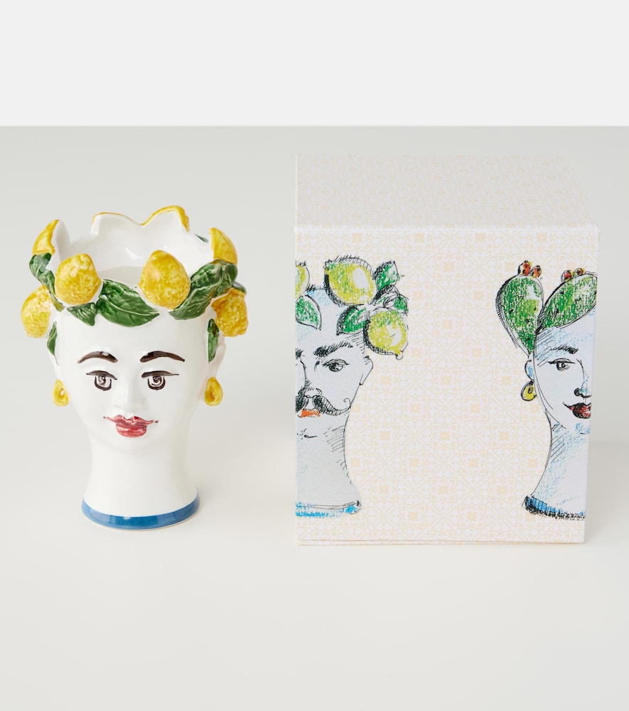  Les-ottomans Les-ottomans Lemon Ceramic Scented Candle 