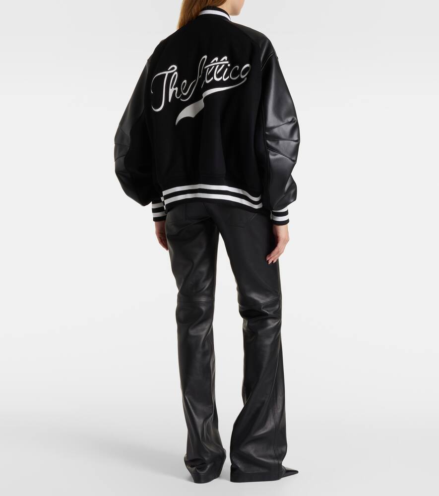 Attico Bomber Black In Black