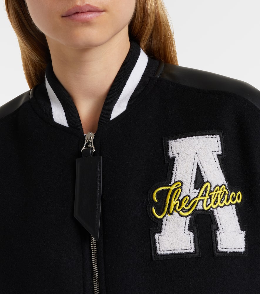 Attico Bomber Black In Black