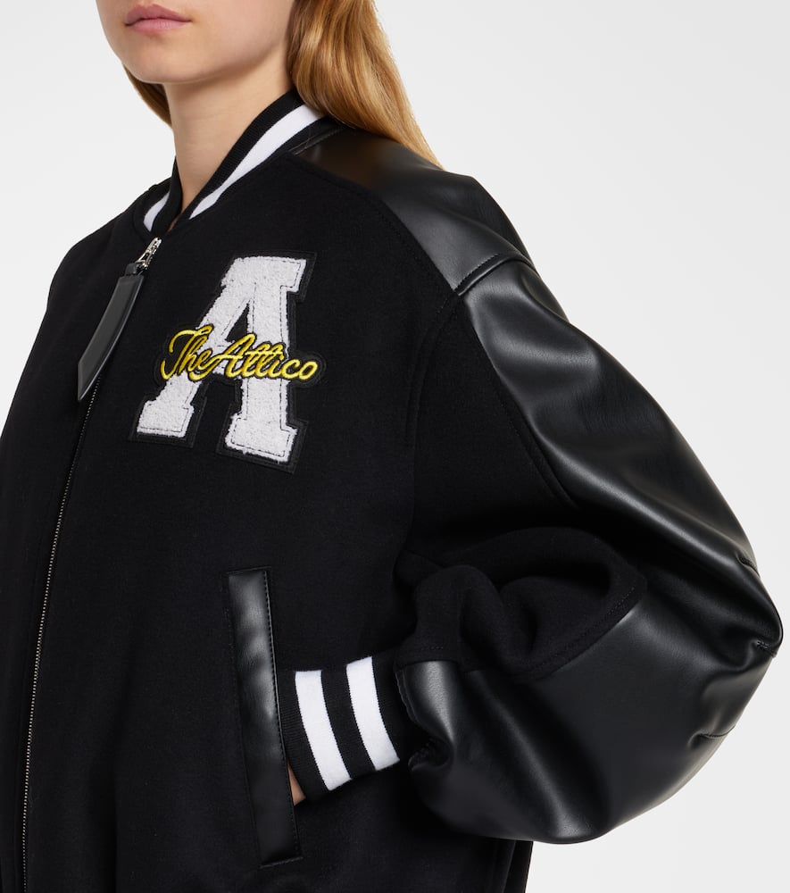 Attico Bomber Black In Black