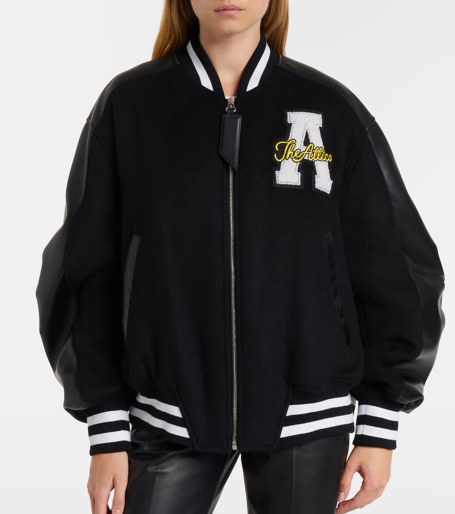 Attico Bomber Black In Black