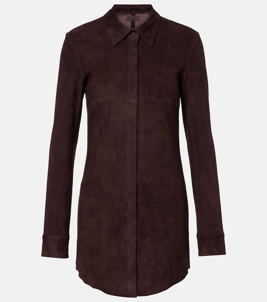 Stouls Geraldine Suede Shirt Dress
