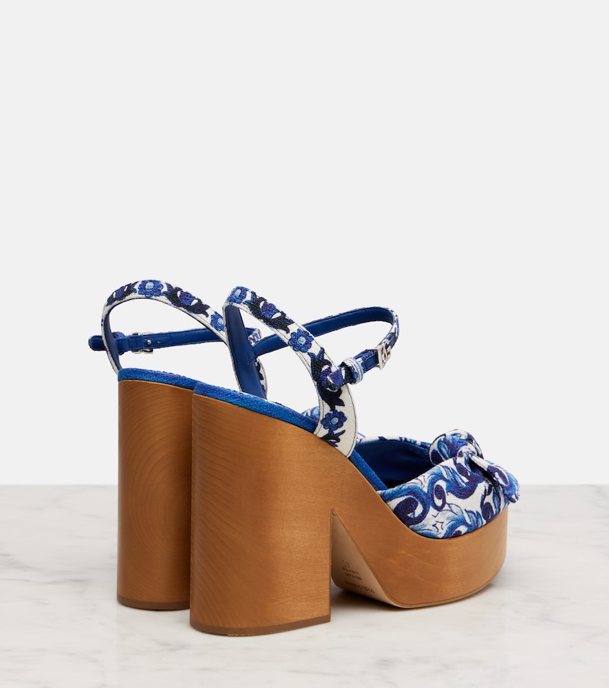  Dolce&gabbana Dolce&gabbana Majolica Sandals 