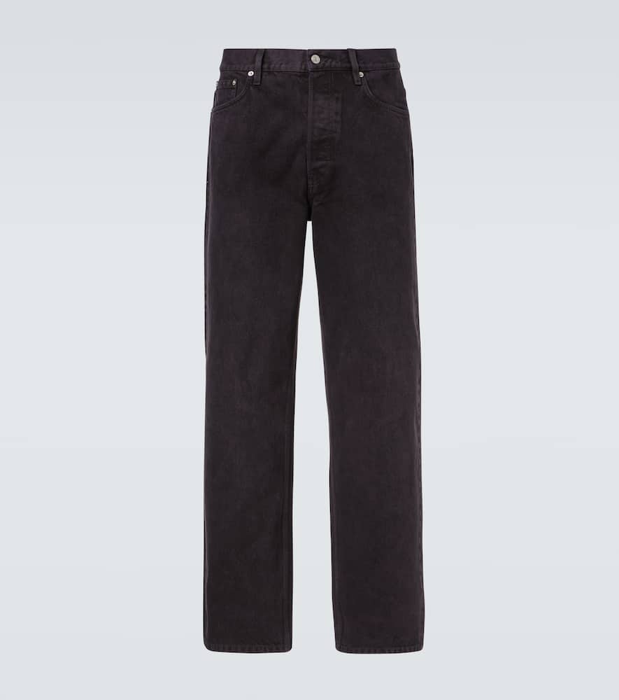 Dries Van Noten Wide-leg Jeans In Brown