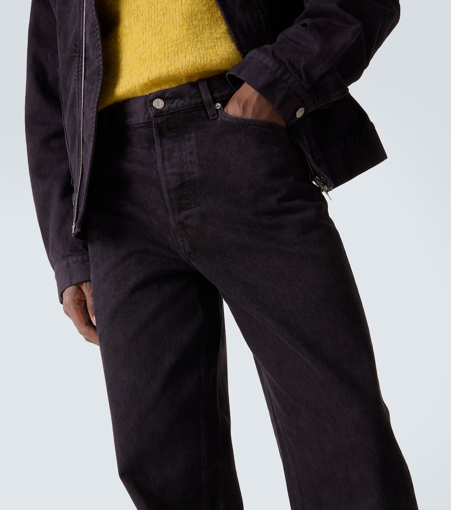 Dries Van Noten Wide-leg Jeans In Brown