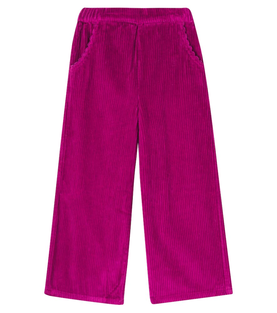 Louise Misha Cotton Corduroy Wide-leg Pants In Pink