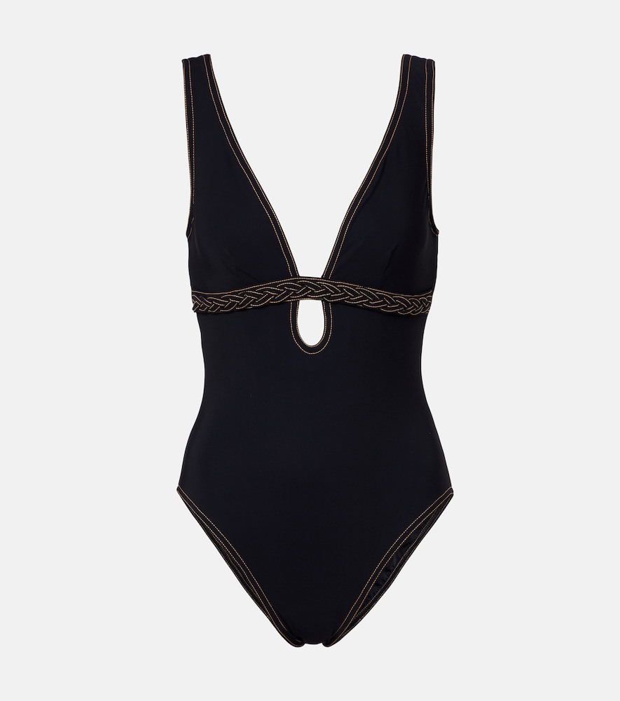Karla Colletto Quinn keyhole cutout swimsuit