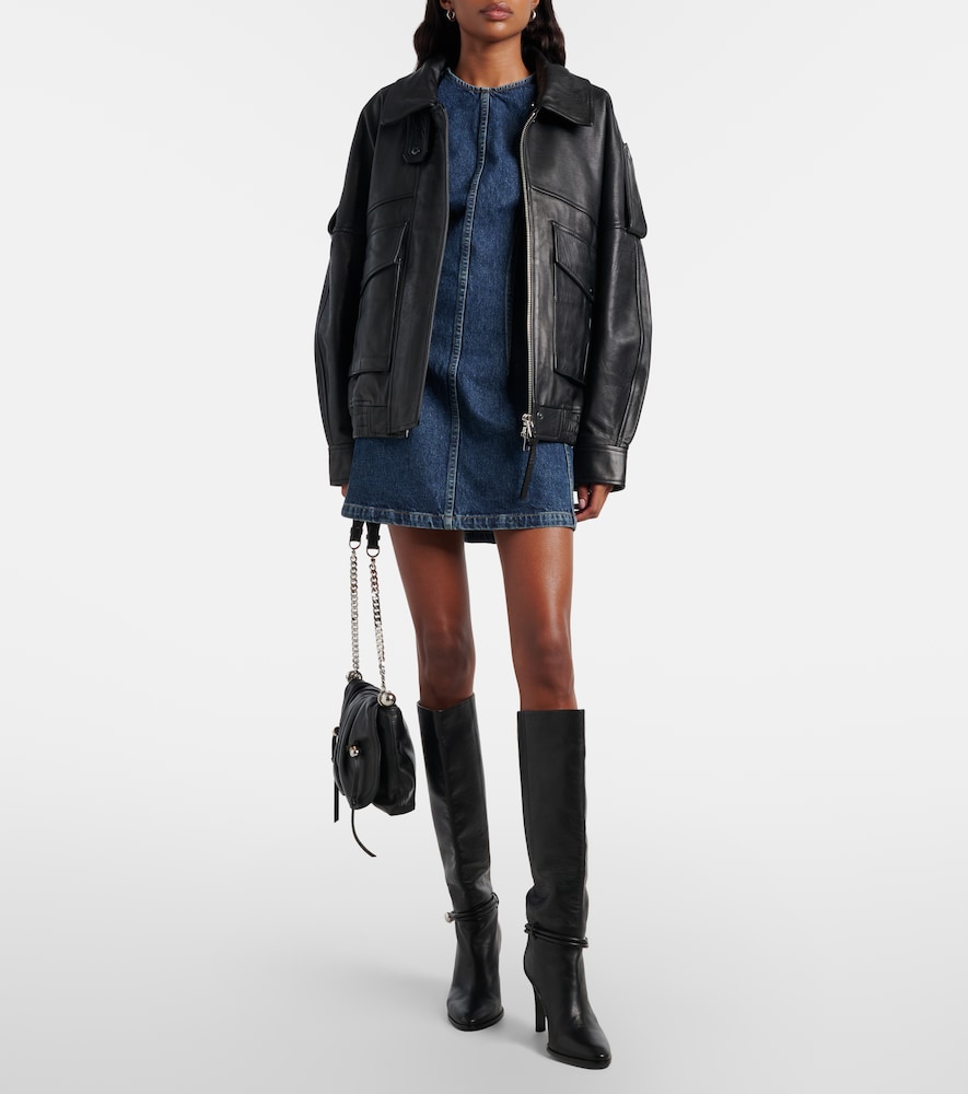  Agolde Agolde Minikleid Barton Aus Denim 