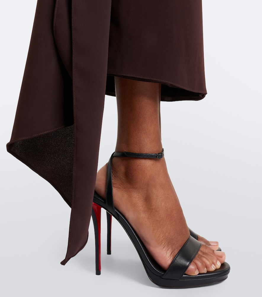 Christian Louboutin Miss Z 120 leather slingback pumps