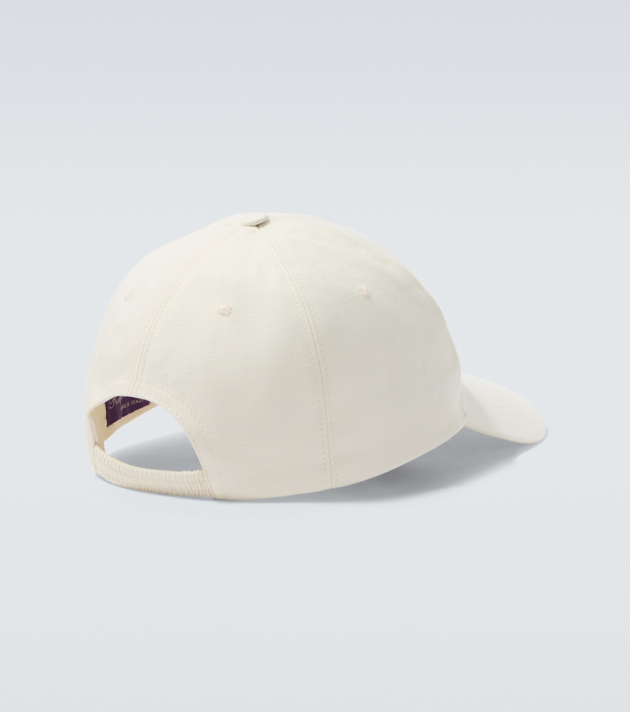  Ralph Lauren Purple Label Ralph Lauren Purple Label Bestickte Baseballcap Aus Canvas 