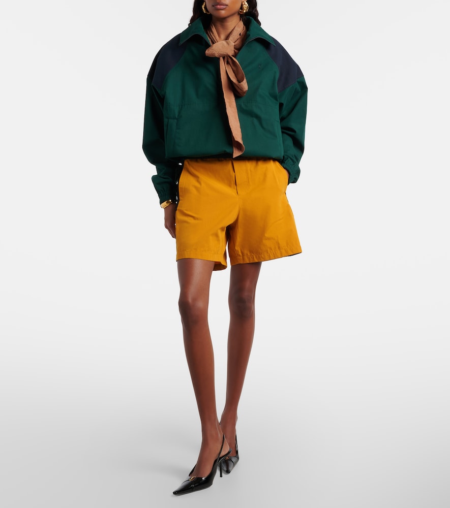  Saint Laurent Saint Laurent Cassandre Cotton Bermuda Shorts 