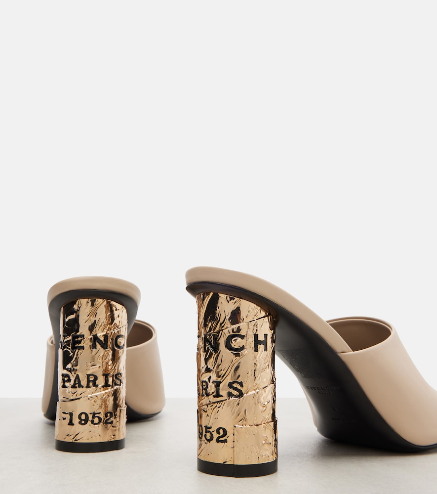  Givenchy Givenchy Tape Leather Mules 