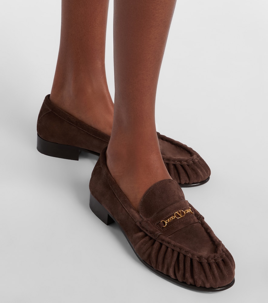 Valentino Garavani VLogo suede loafers
