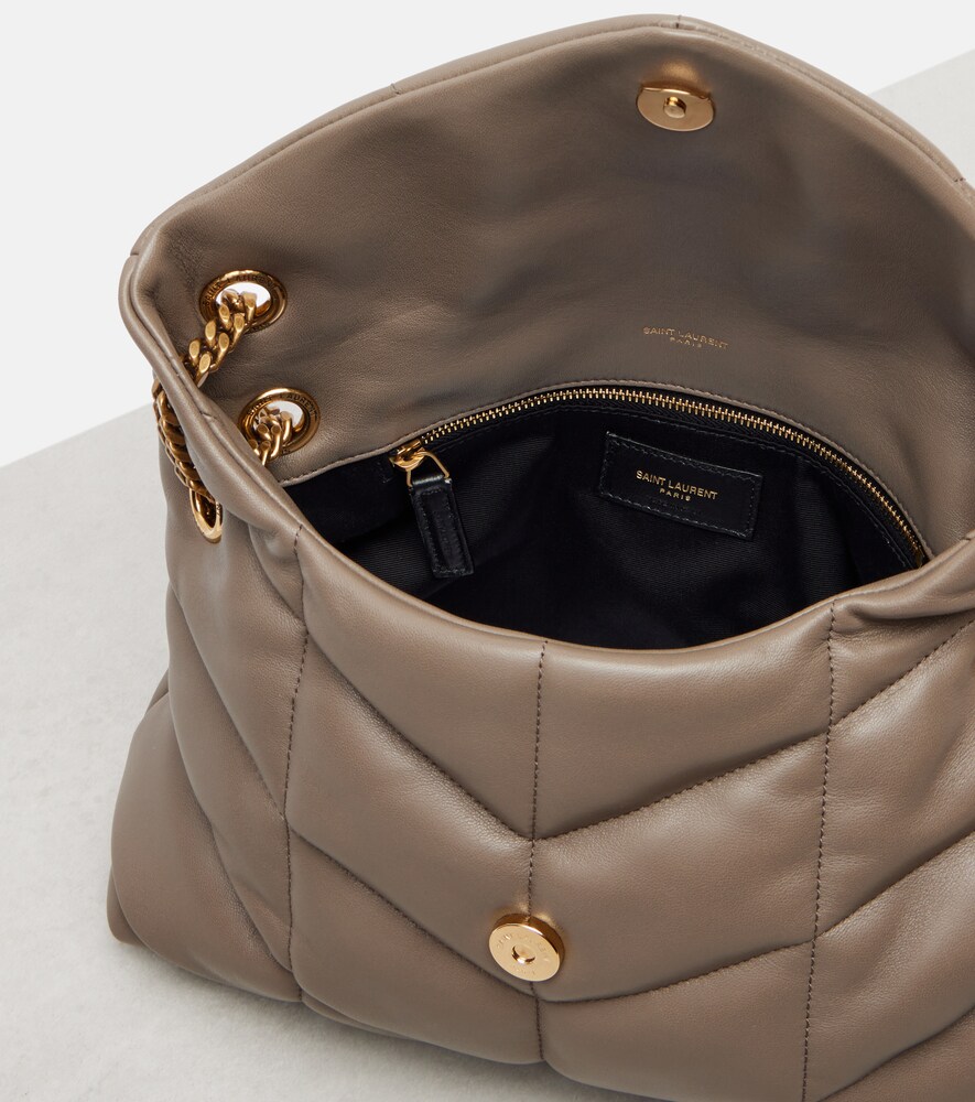  Saint Laurent Saint Laurent Puffer Small Quilted Leather Shoulder Bag 