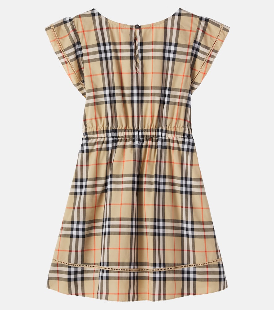  Burberry Kids Burberry Kids Kleid Burberry Check Aus Baumwolle 