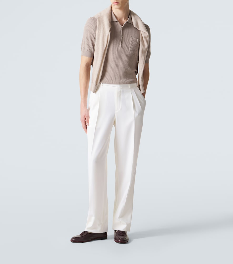  Brioni Brioni Gerade Hose Elba Aus Wolle 