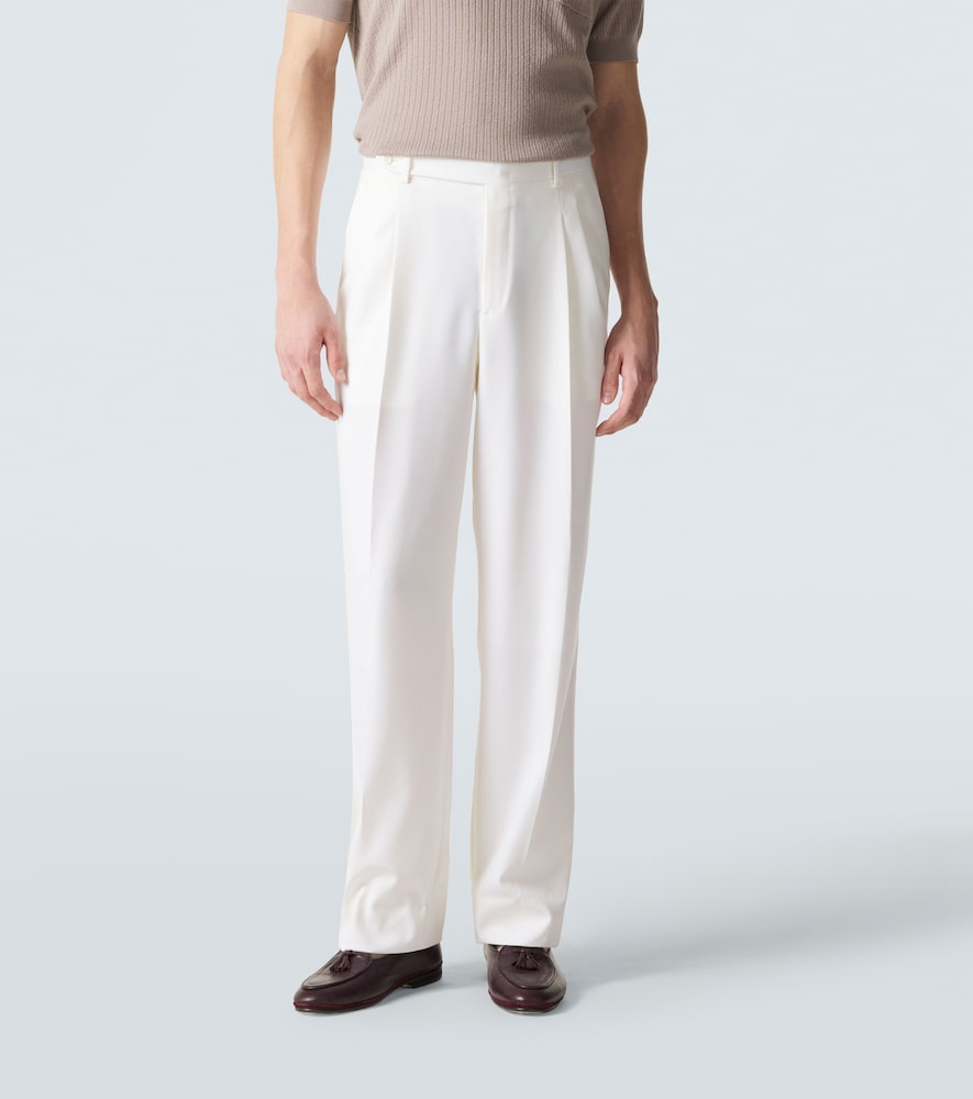  Brioni Brioni Gerade Hose Elba Aus Wolle 