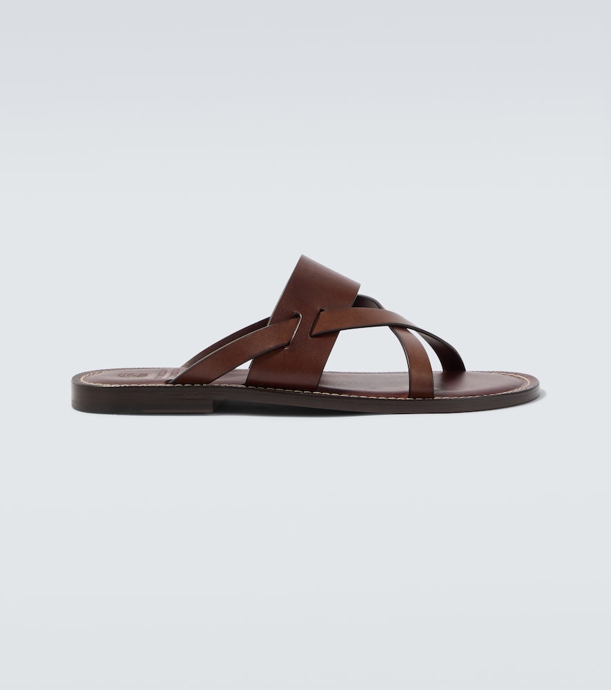 Brunello Cucinelli Sandales en cuir 595 €