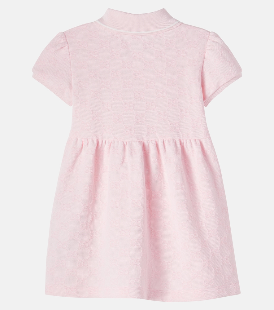  Gucci Kids Gucci Kids Baby Polokleid Gg Aus Baumwolle 