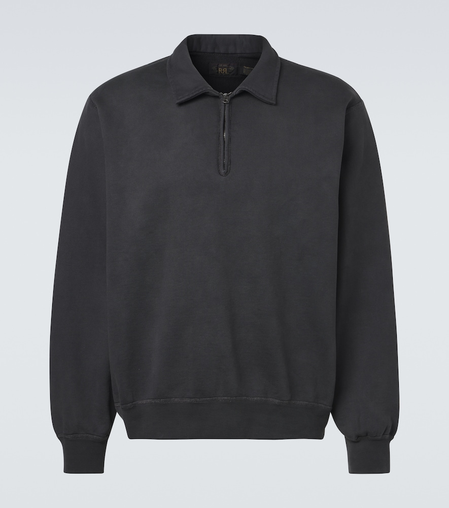 RRL Cotton half-zip sweatshirt