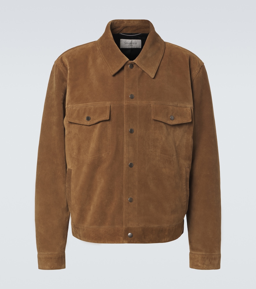Saint Laurent Suede blouson jacket