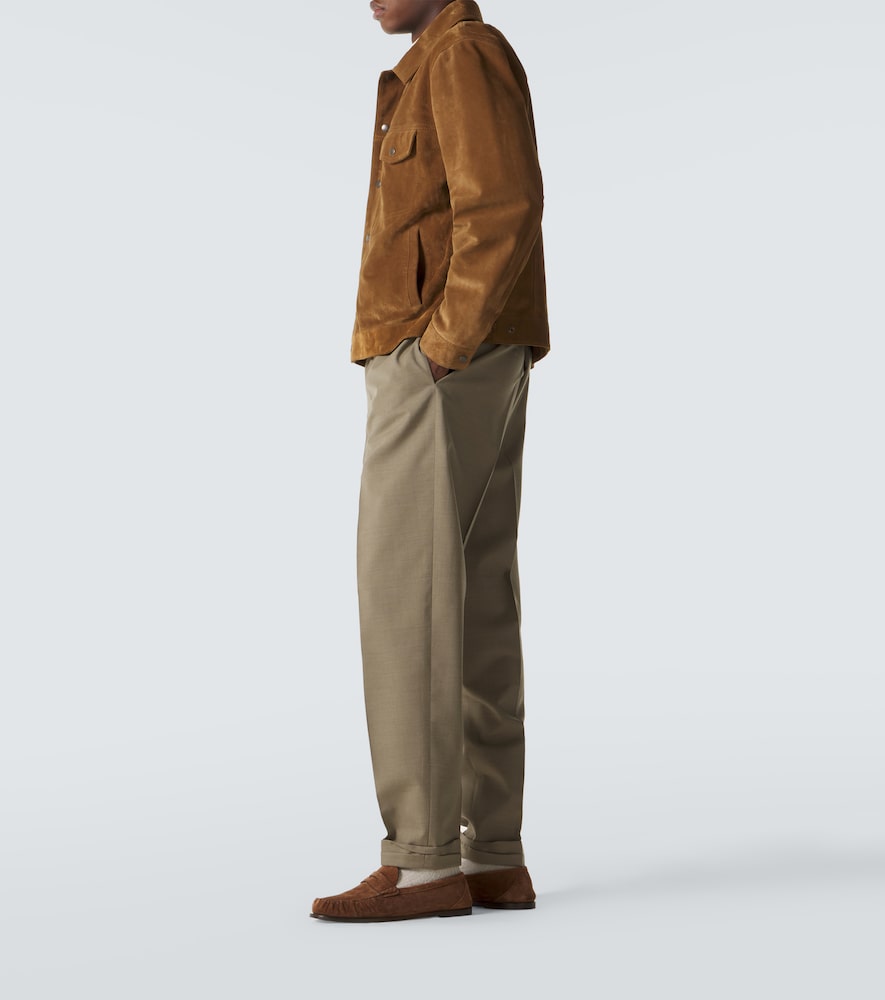  Saint Laurent Saint Laurent Suede Blouson Jacket 