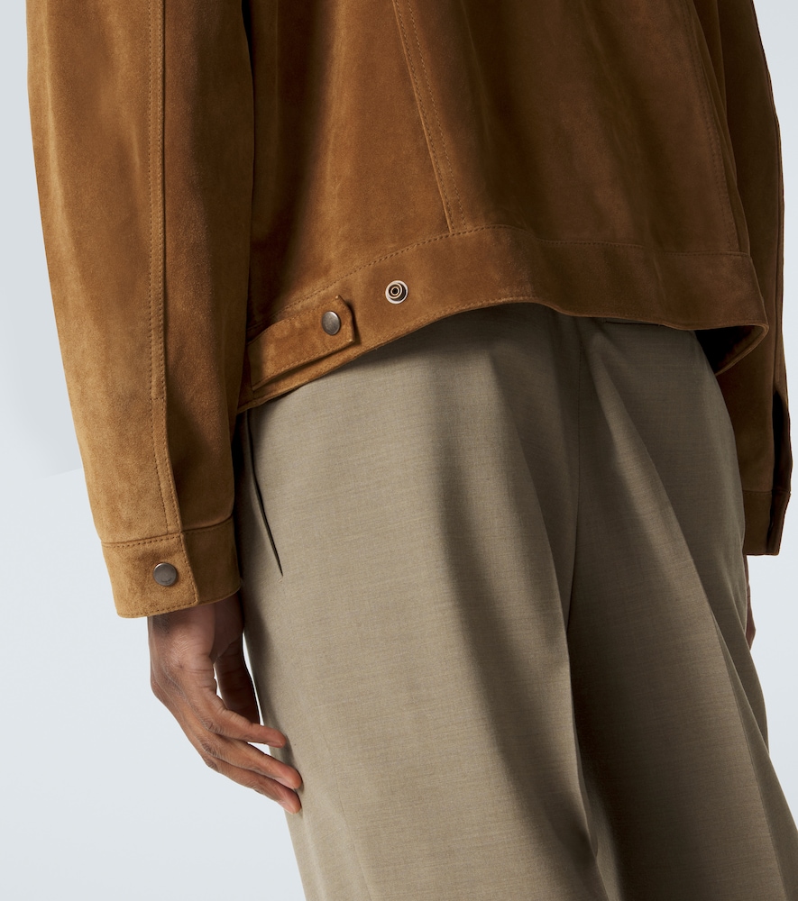  Saint Laurent Saint Laurent Suede Blouson Jacket 