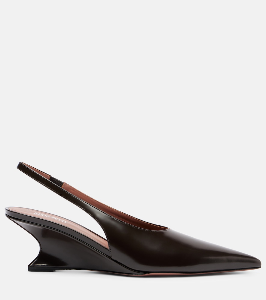  Paris Texas Paris Texas Nina Leather Slingback Pumps 