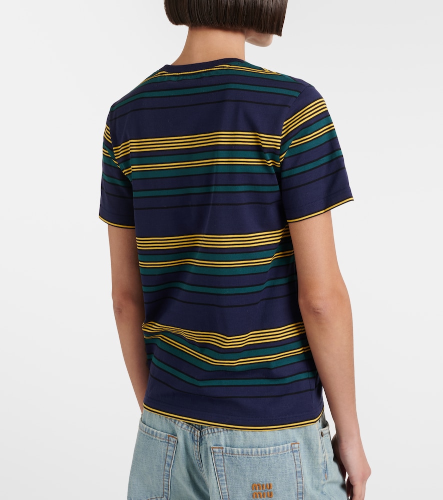  Miu Miu Miu Miu T-shirt Aus Baumwoll-jersey 