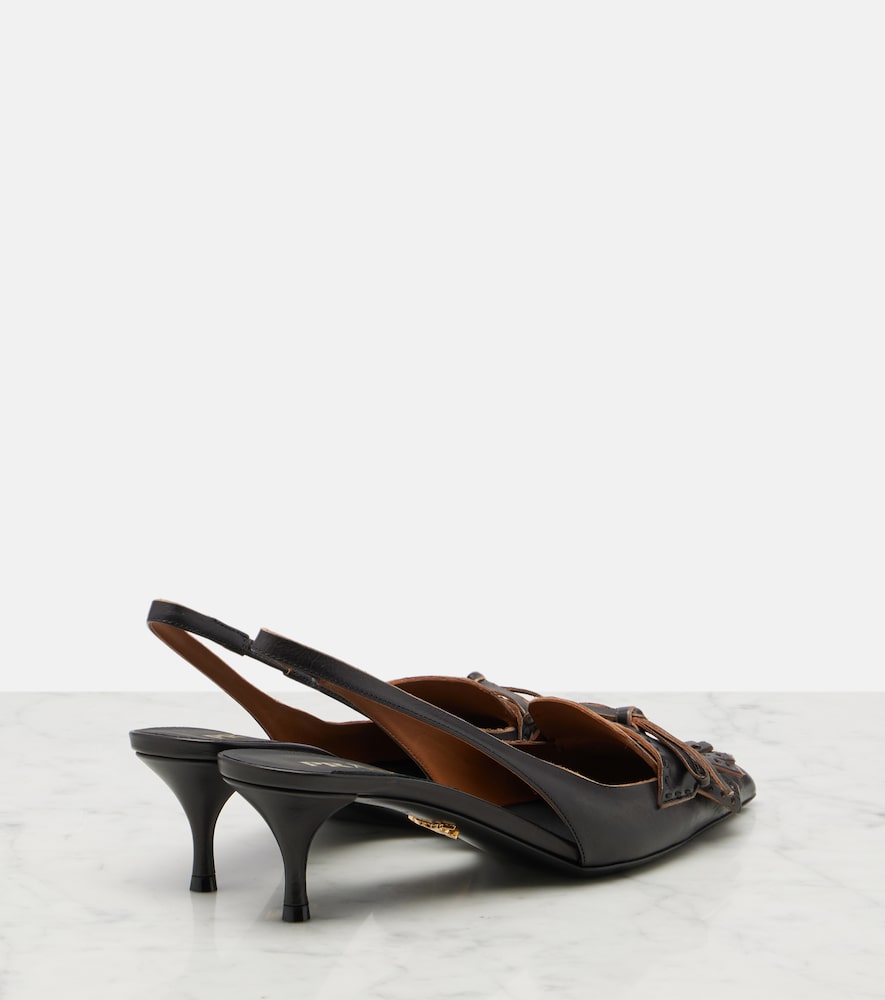  Prada Prada Slingback-pumps Aus Leder 