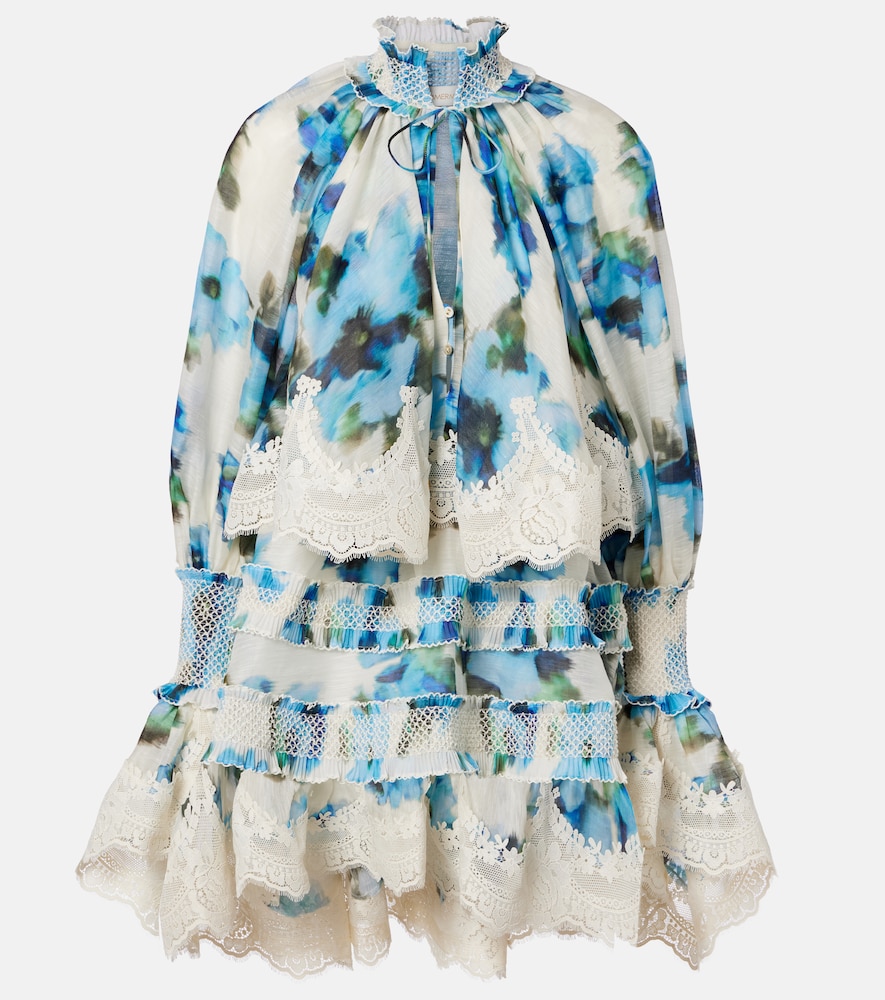 Minikleid mit Spitze