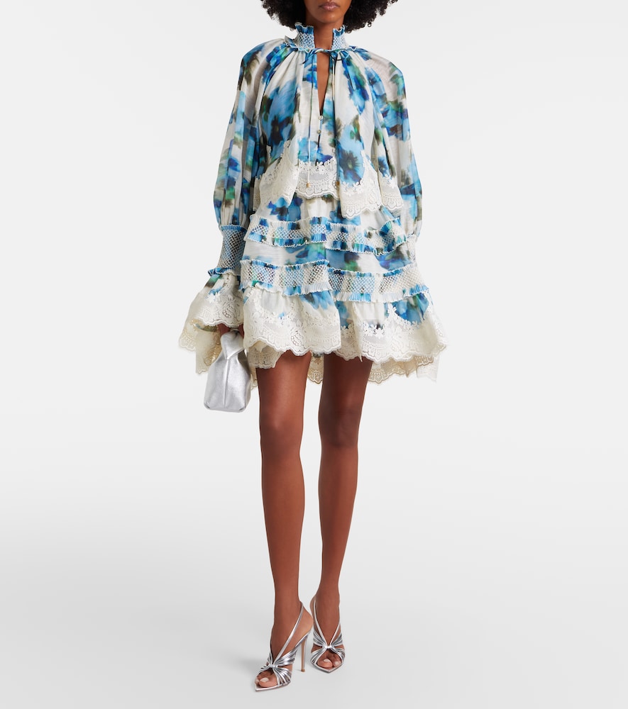  Zimmermann Zimmermann Minikleid Mit Spitze 